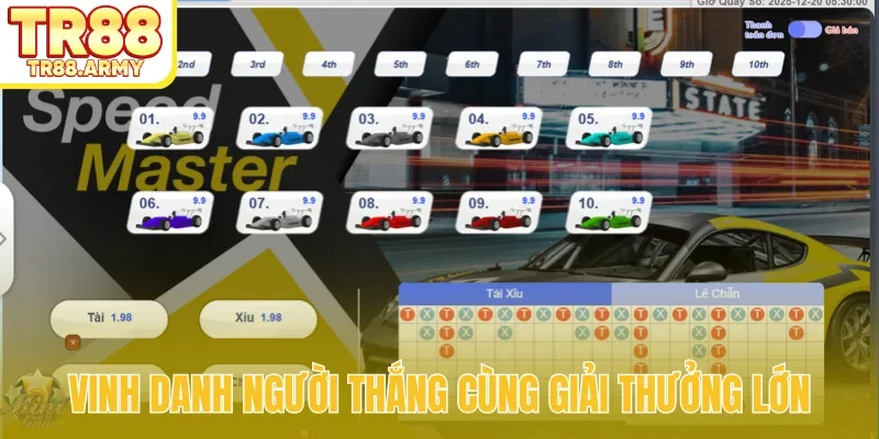 Vinh danh người thắng cùng giải thưởng lớn